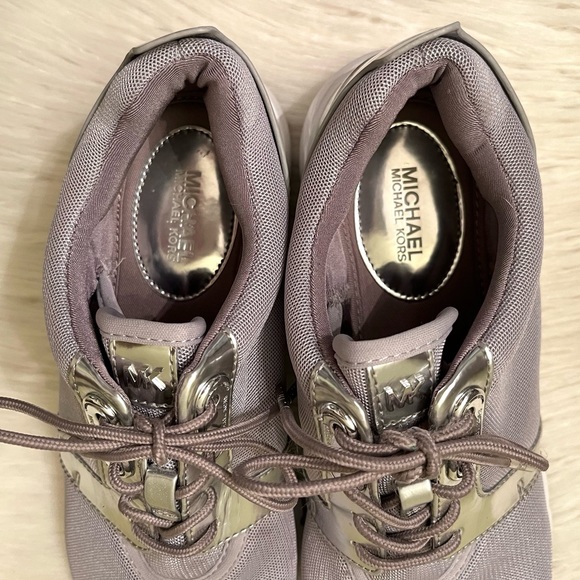 Michael Kors Gray/Silver Sneakers - Picture 4 of 7